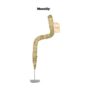 Mossify Original Bendable Moss Pole 30″ (Pins Included)
